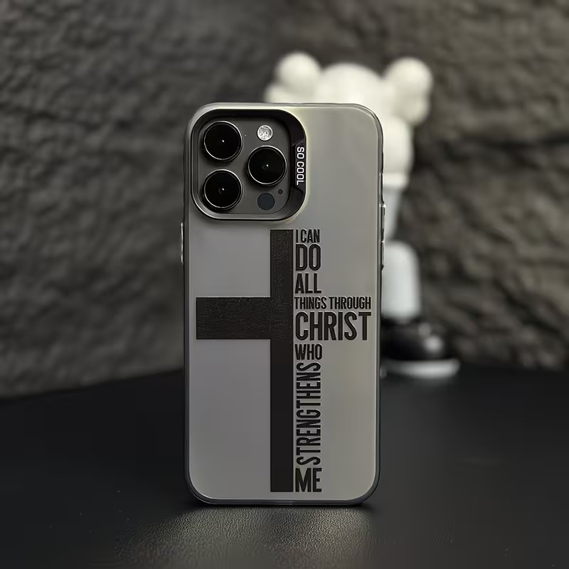 Phone Accessories List - เคสโทรศัพท์กันรอยนิ้วมือ ลายกางเขน สำหรับ iPhone 17 16