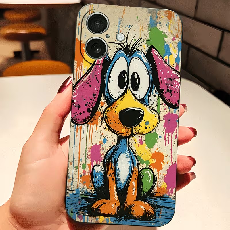 Phone Accessories List - เคสโทรศัพท์ลายกราฟฟิตี้สีสันสดใสสำหรับ iPhone 17 16 15 14