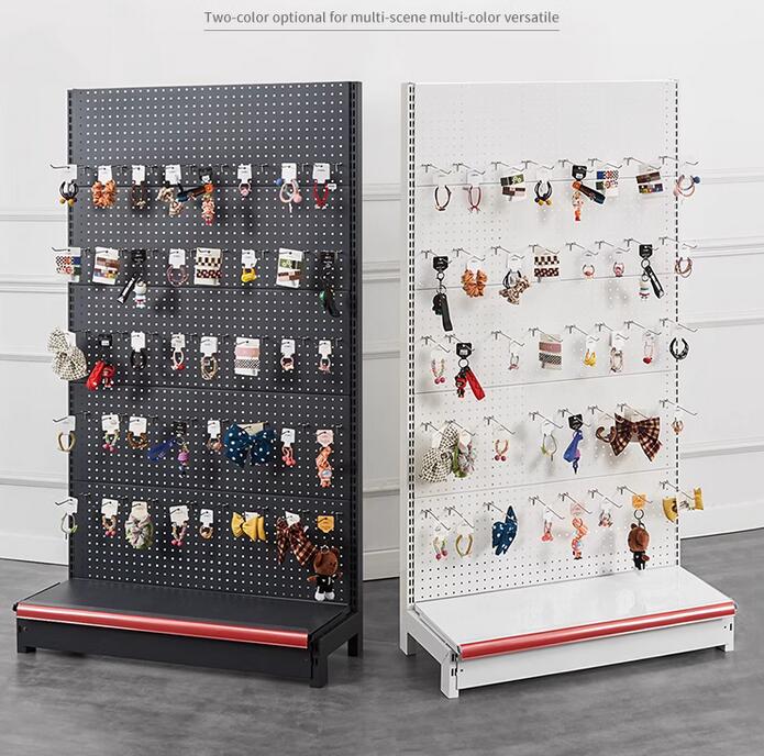 Phone Accessories Rack Display - ชั้นวางของซุปเปอร์มาร์เก็ตอุปกรณ์เสริมโทรศัพท์มือถือชั้นแขวนเครื่องประดับเครื่องมือจัดเก็บเครื่องเขียนแบ็คบอร์ดชั้นแขวนวางของ