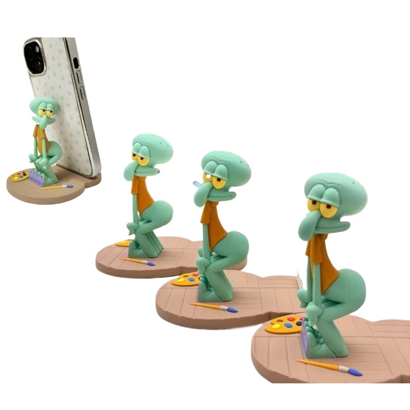 Phone Accessories From China - ที่วางโทรศัพท์มือถือรูปสควิดวอร์ด น่ารักและสร้างสรรค์ เหมาะสำหรับตกแต่งโต๊ะทำงาน ใช้ในออฟฟิศ หรือใช้เป็นที่วางโทรศัพท์แบบตั้งโต๊ะ