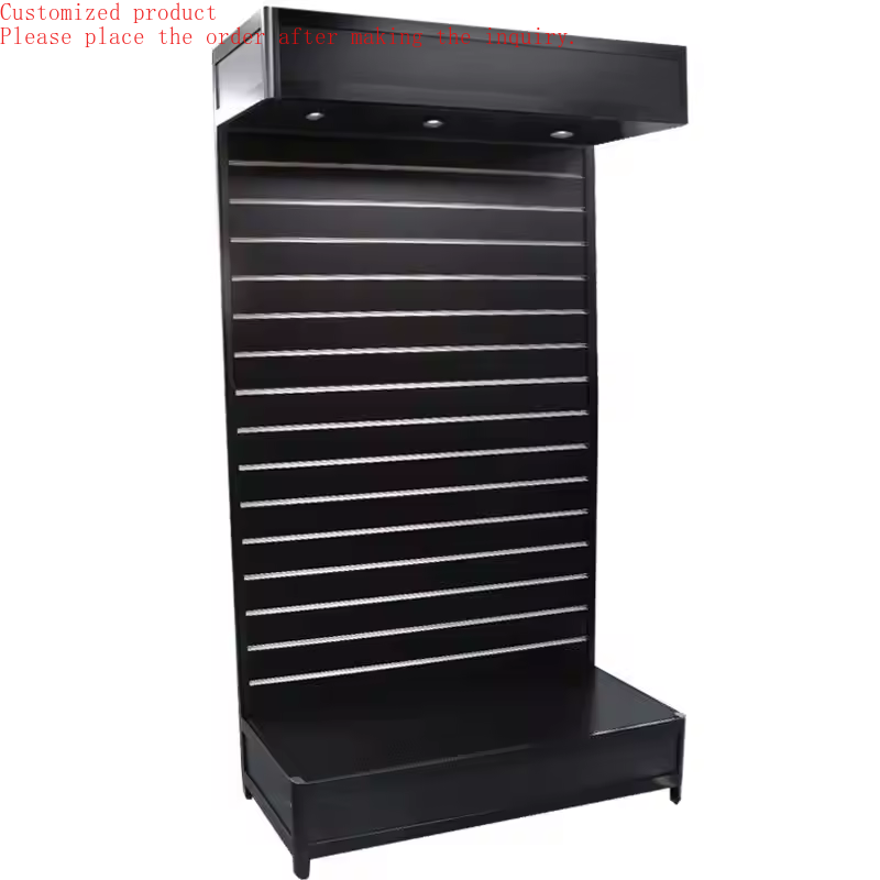 Phone Accessories Rack Display - ชั้นวางแสดงสินค้าร้านค้าโรงงาน Custom.HIKUYA ตู้โชว์อุปกรณ์เสริมโทรศัพท์มือถือ ชั้นวางแสดงสินค้าแบบ Slatwall