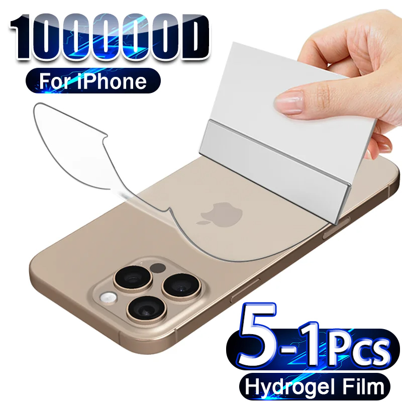5-1Pcs Hydrogelฟิล์มสําหรับiPh - Phone Accessories Online บทวิจารณ์และราคา