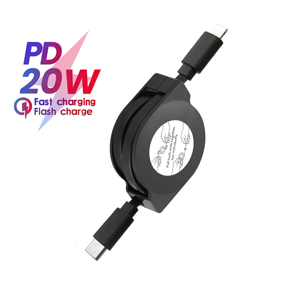 สายชาร์จเร็ว PD 20W แบบยืดหดได - Phone Accessories Online บทวิจารณ์และราคา