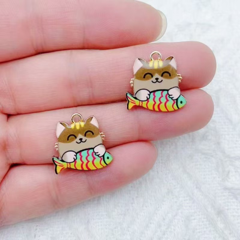 จี้โลหะผสมลายการ์ตูนแมวน่ารักก - Phone Accessories บทวิจารณ์และราคา