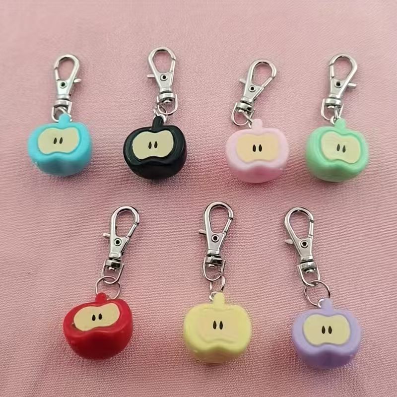 พวงกุญแจเรซินรูปแอปเปิ้ล 7 ชิ้ - Phone Accessories บทวิจารณ์และราคา
