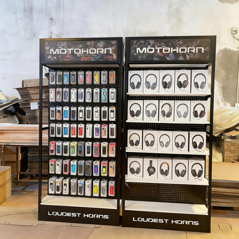 ออกแบบเฟอร์นิเจอร์เคาน์เตอร์ร้ - Phone Accessories Rack Display บทวิจารณ์และราคา